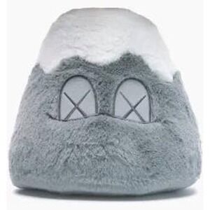 KAWS Holiday Japan Plush Mount Fuji Pillow Figure Grey Collectible Decor#0241